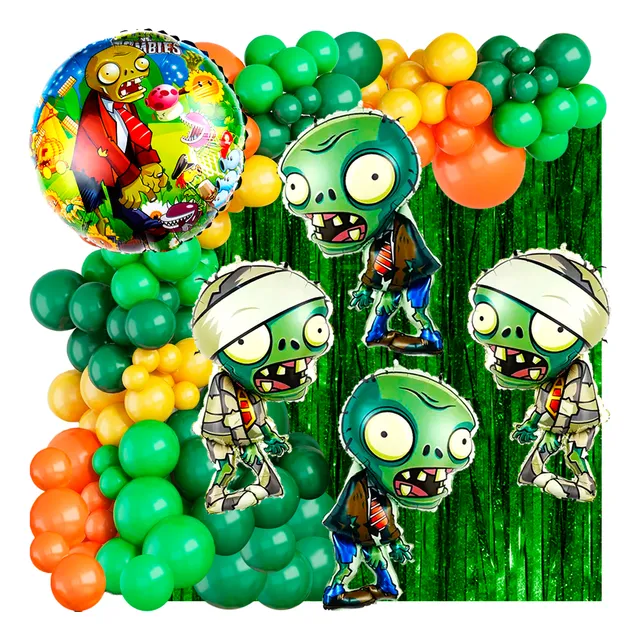 50 Art Globo Plantas Vs Zombies Cumpleaños Juego Deco795 