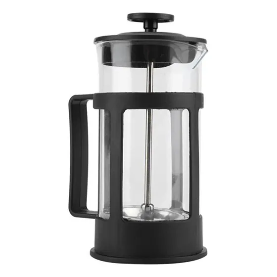 Prensa Francesa Cafe Cafetera Vidrio 350ml Filtro Acero Inox