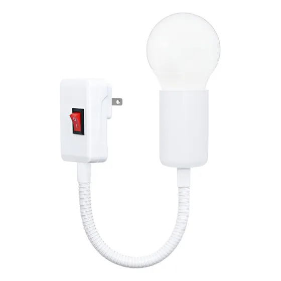Enchufe De Luz E26/e27, Extensión Flexible De 7.9pulgada Sop