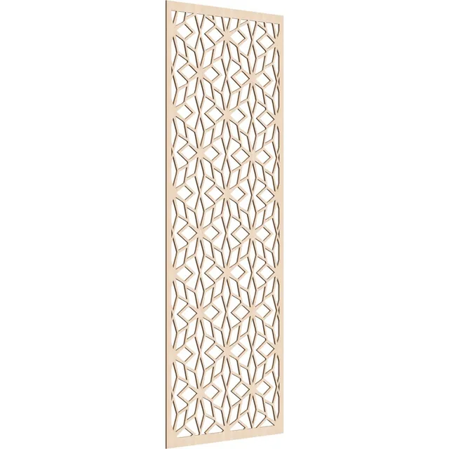 Ekena Millwork Lago Panel Pared Madera Calado Decorativo