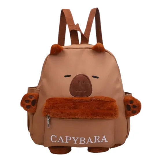 Mochila Diseño Capibara Lindo Regalo Moda Popular