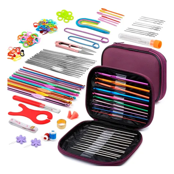 Kit Crochet Tejer Ganchos Completo Economico Amigurumi