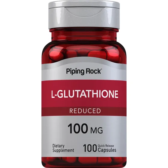 Suplemento Piping Rock L-glutatión 100 Mg 100 Cápsulas
