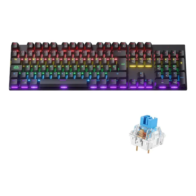 Teclado Mecánico 100% 105 Teclas Español Zifriend Ky300