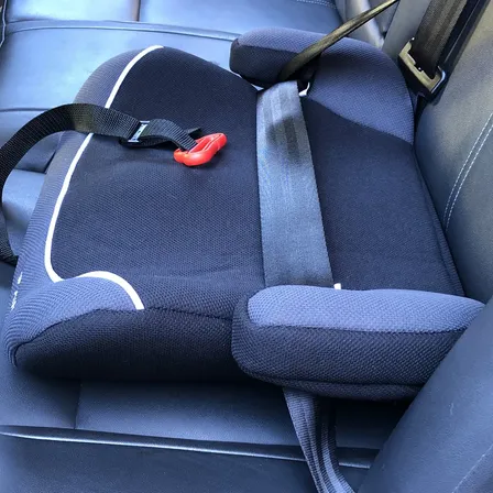 Booster Asiento Auto Butaca Niño Airway Color Gris Butaca negro y gris
