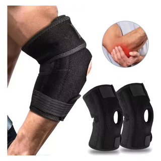 Par Coderas Elastica Compresión Deporte Proteccion Gym Pesas Par Coderas Elastica Compresión Deporte Proteccion Gym Pesas