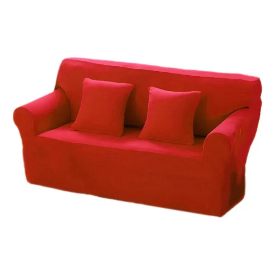 = Spandex Estiramiento Sofá De 2 Plazas Sofá Asiento Cover