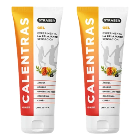 Calentras Gel Caliente Para Dolor Muscular Efectivo 2pack