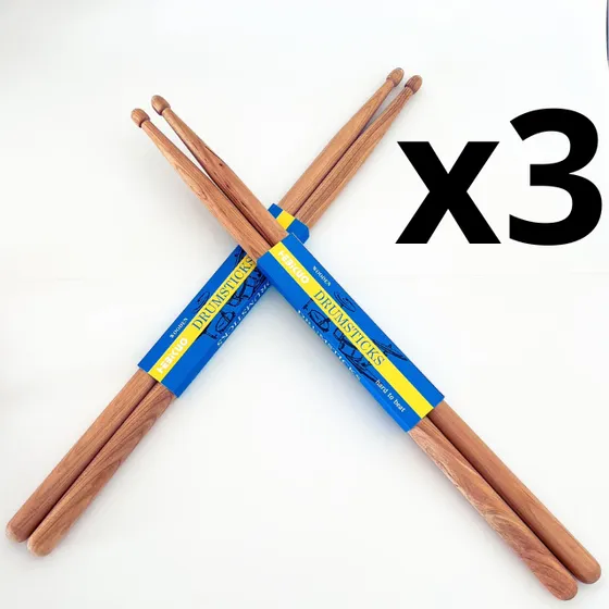 Baquetas Para Batería 5b De Maple | Tres Pares