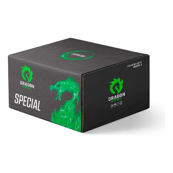 Bolinha Paintball Dragon Special - 2000 Bolinhas 