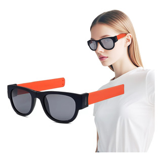 Lentes De Sol Plegables Pulsera De Silicona Polarizada Moda Lentes De Sol Plegables Pulsera De Silicona Polarizada Moda