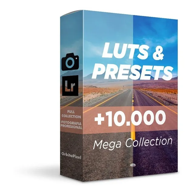 Mega Pack +10mil Luts & Presets Lightroom Fotografía Bundle!