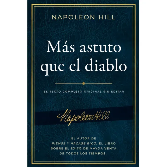 Libro Más Astuto Que El Diablo - Napoleon Hill