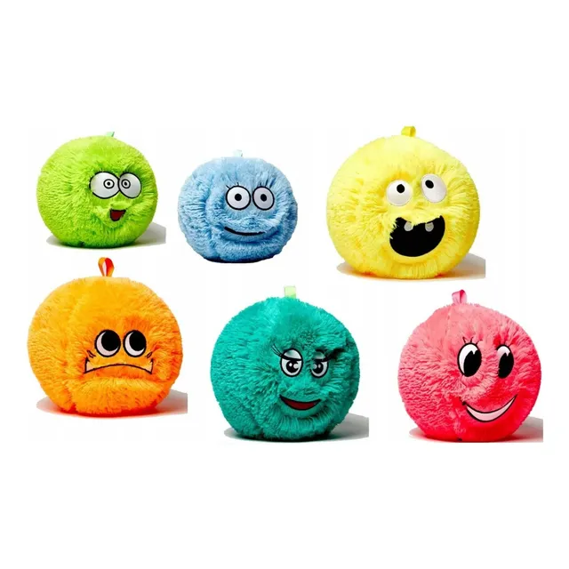 Pelotas Sensoriales Peludas De Tela Caritas