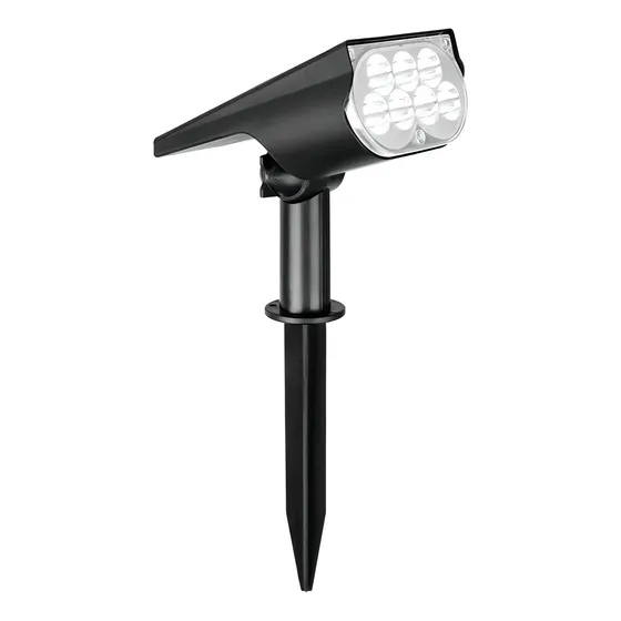 Luz Solar Led Exterior Jardín Lampara Foco Patio Ajustable Una Ganga Tienda® 241206