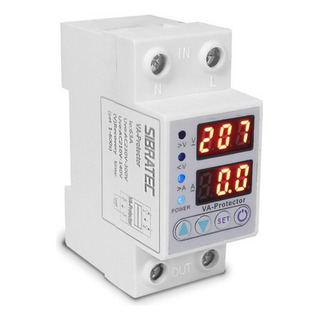 Relé Monitor De Tensão E Corrente- 63a 2 Polos Com Display Relé Monitor De Tensão E Corrente- 63a 2 Polos Com Display
