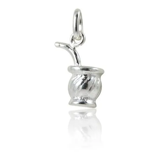 Dije Matecito Plata 925 Mate