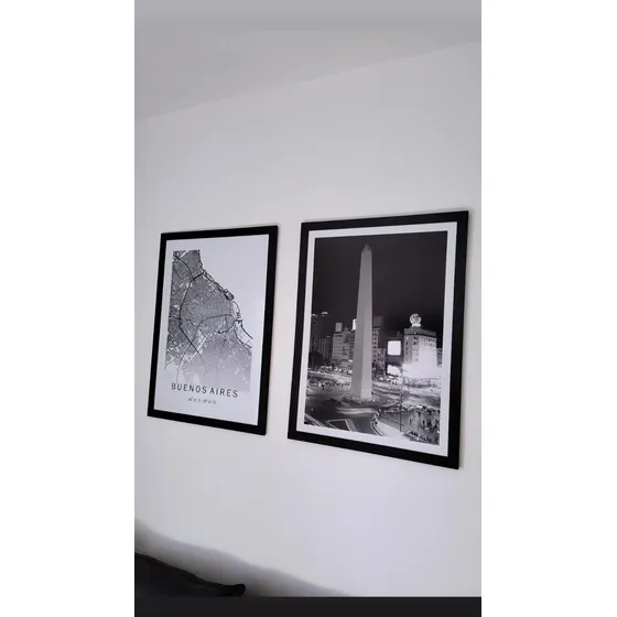 Set X2 Cuadro Portarretrato 40x60 Chato 3cm Completo