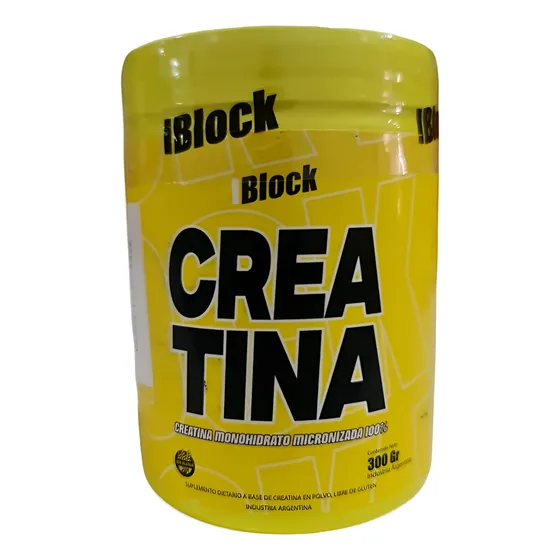 Suplemento En Polvo Block Creatina Micronizada Monohidrato
