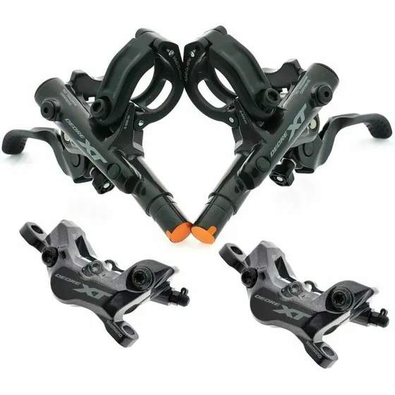 Kit De Frenos Shimano Deore Xt Bl-m8100- Br-m8120 4 Pistones