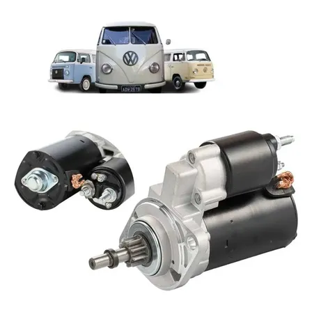 Motor Partida Voklswage Fusca Brasilia Kombi 1300 1500 1600
