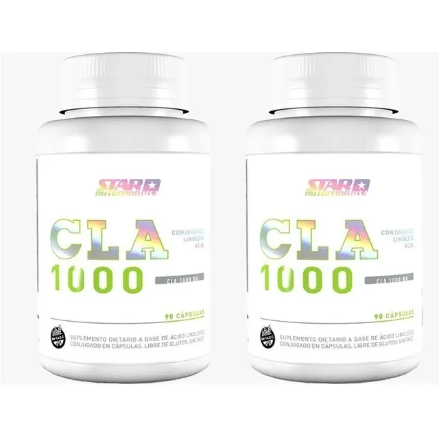 Combo 2x Cla Star Nutrition 180 Capsulas Quemador De Grasa