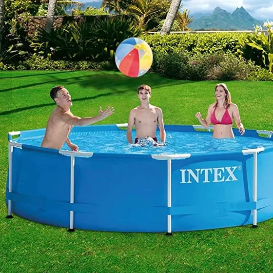 Piscina Estructural 3.05 Mtrs X 76cm Intex Tamaño Familiar