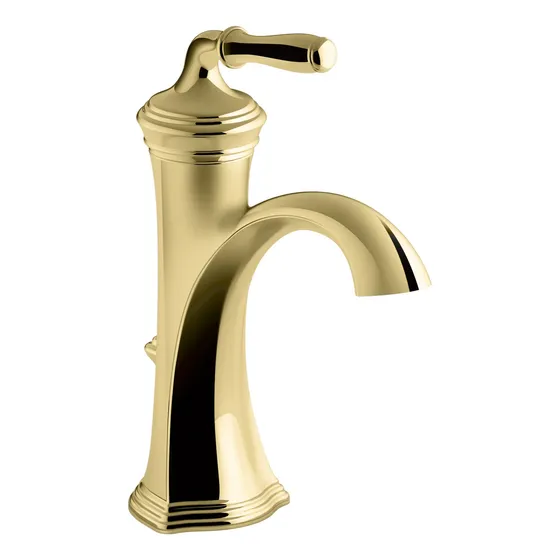 Baño Un Solo Mango Centro Montaje Drenaje Metal Laton Pulido