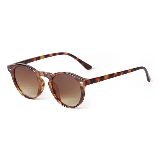 Óculos De Sol Redondo Pequeno Vintage Uv400 Clássico Unissex