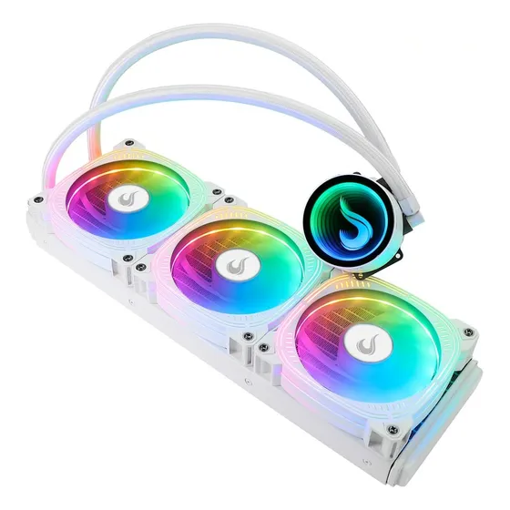 Water Cooler Branco 360mm | Rise Mode | Frost Pro Argb