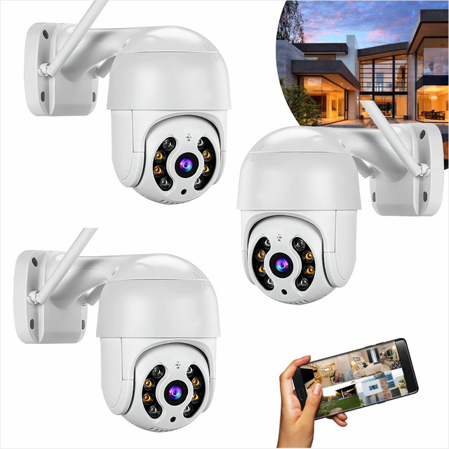Kit 3 Câmera Ip Wifi Dome Rotativa Icsee Visão Noturna Ps Imports Kit 3 Câmera Ip Wifi Dome Rotativa Icsee Visão Noturna Ps Imports
