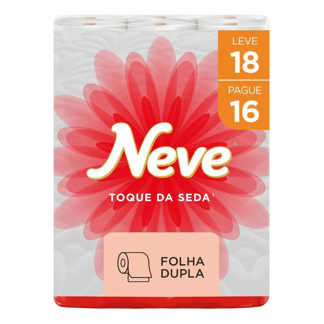 Papel Higiênico Toque De Seda Leve 18 Pague 16 Neve Papel Higiênico Toque De Seda Leve 18 Pague 16 Neve