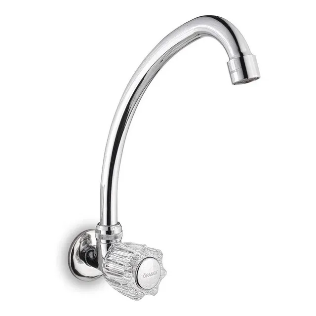 Llave Grifo Para Lavaplatos Para La Pared Con Poma D Cristal