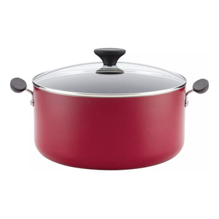 Olla Roja Antiadherente De Aluminio Farberware Olla Roja Antiadherente De Aluminio Farberware