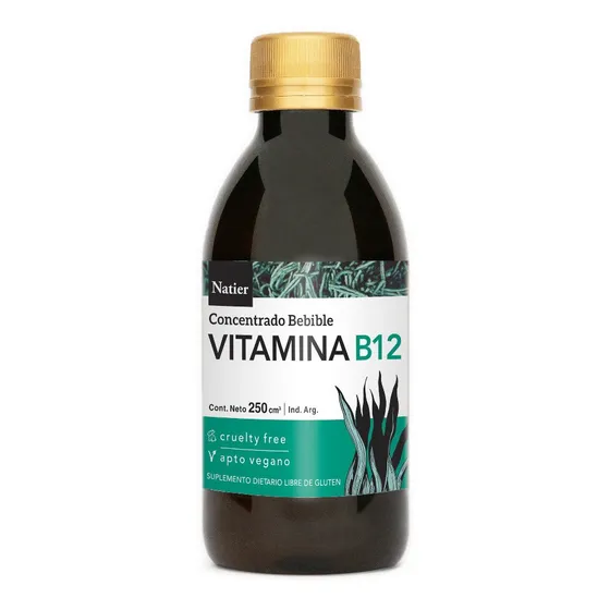 Vitamina B12 Bebible Natier Apto Vegano Sin Tacc 250 Cc Fyr