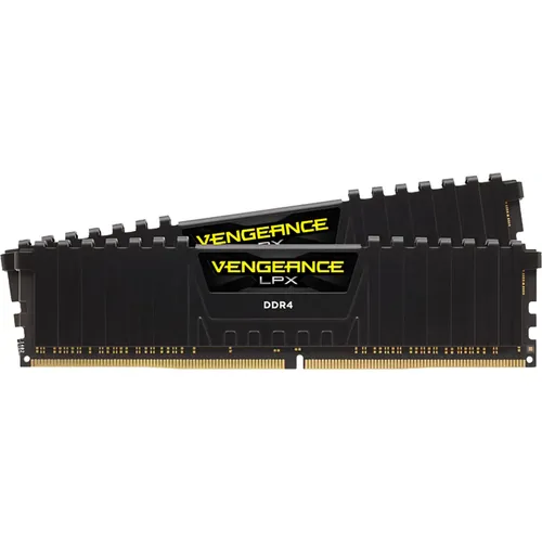 DDR4 2666MHz VENGEANCE LPX Series 8GB×2 Memoria Corsair Vengeance LPX Vermelho 8GB (2x4) DDR4 2666Mhz C16