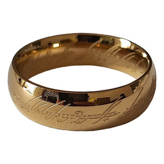 Anillo Señor De Los Anillos Tallado 3d Acero Inoxidable 316l Anillo Señor De Los Anillos Tallado 3d Acero Inoxidable 316l
