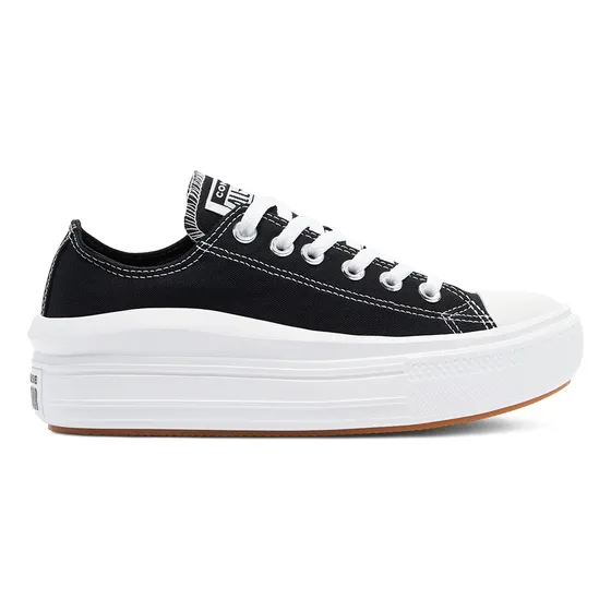 Converse Chuck Taylor All Star Move Negra Con Plataforma