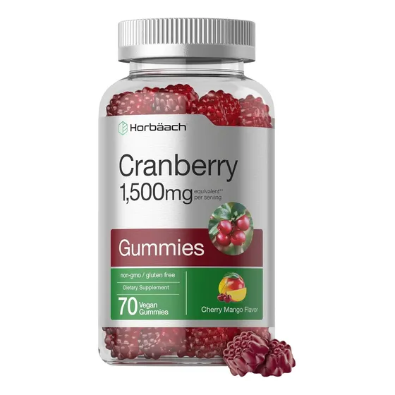 Suplemento Horbäach Gomitas Cranberry 1500mg 70 Unidades