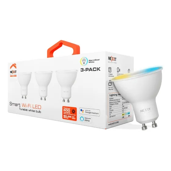 Bombilla Led Inteligente Wifi 3 Unidades Nexxt
