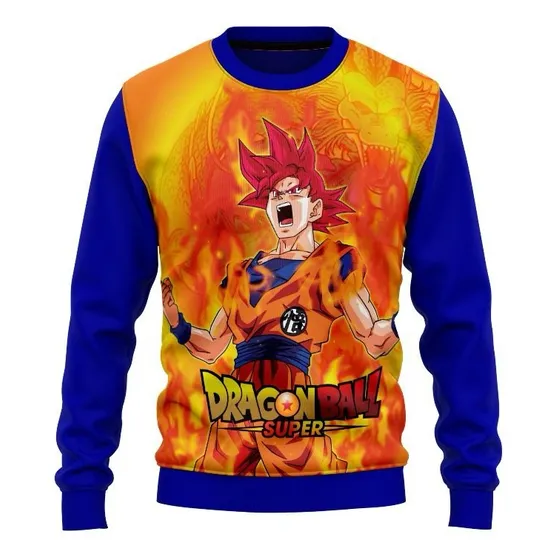 Suéter  Para Niños De Dragon Ball Super