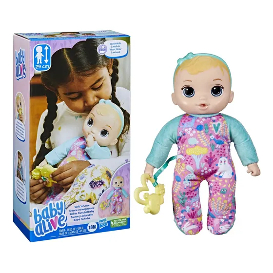 Muñeca Baby Alive Suave Y Adorable Soft Lavable Hasbro 29cms