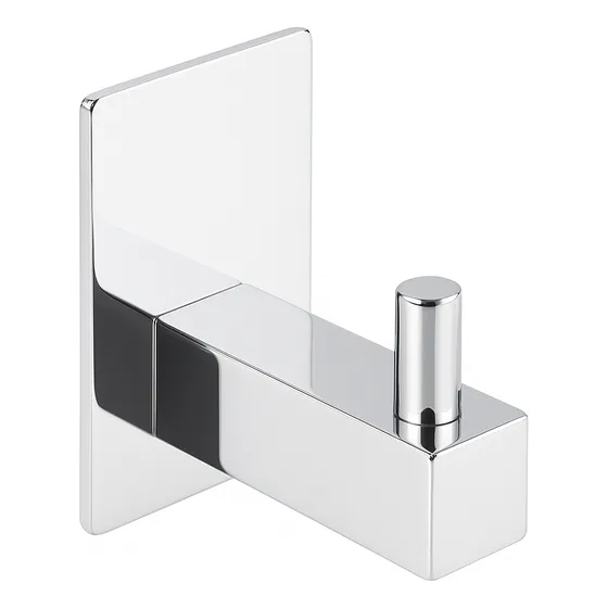 Gancho Metal Cabide Porta Toalha Parede Adesivo Dupla Face