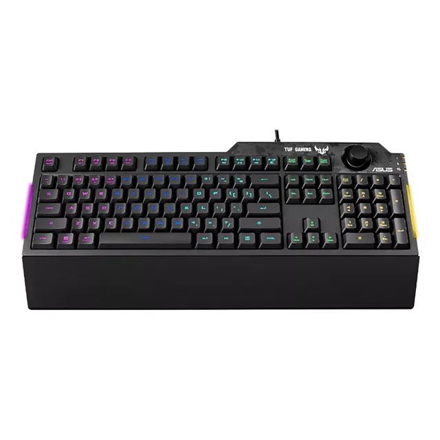 Teclado Gaming Asus Tuf K1 Usb 1000hz 5 Zonas Rgb Usb 2.0