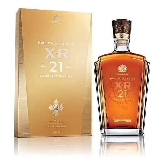 Whisky Johnnie Walker 21 Años 1litro Con Caja 1000ml