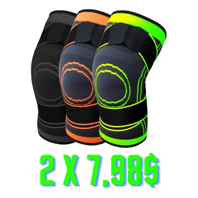 Rodillera Elastica Ajustable Deportiva Compresión Ejercicios