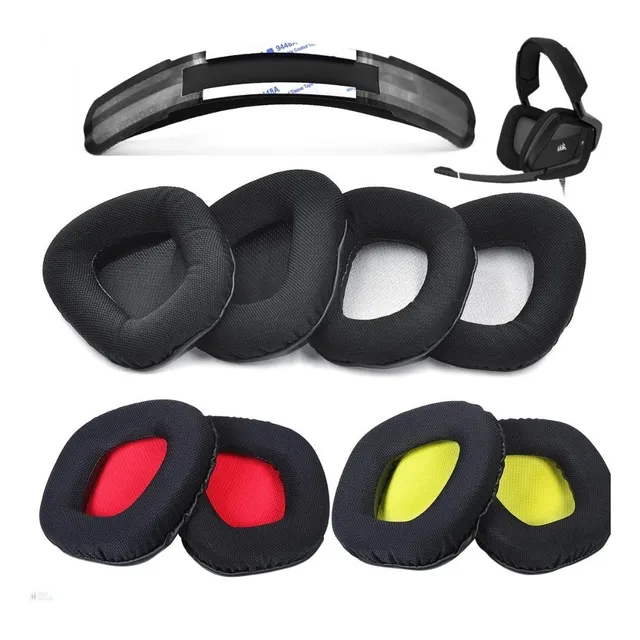 Kit Espumas Compatível Com Corsair Void Pro Rgb 7.1 Almofada