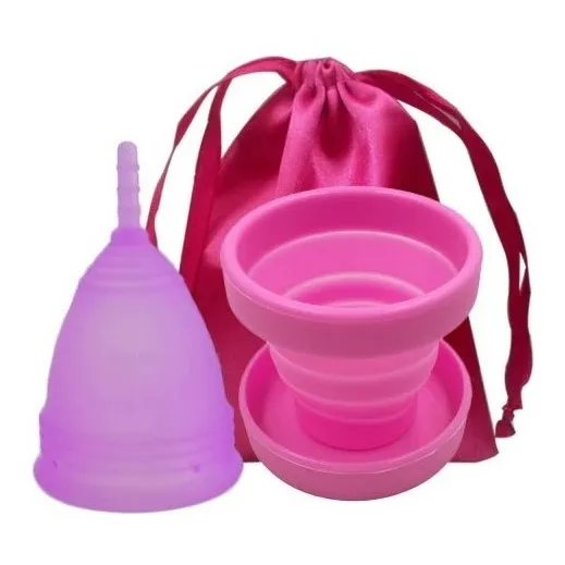 Copa Menstrual + Vaso , Aneer Silicon, Suaves Y Seguras 