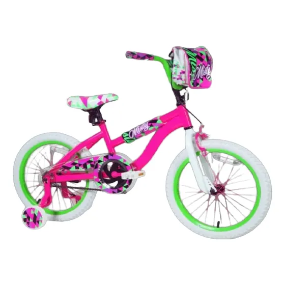 Bici Nena Misty R18 C/estabilizadores Misty-gran Calidad Rosa 18 "