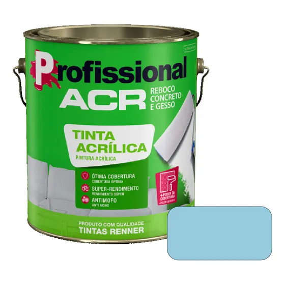 Pintura Interior Exterior Antihongo 21 Colores Preparados 4k Color Azul Cielo
